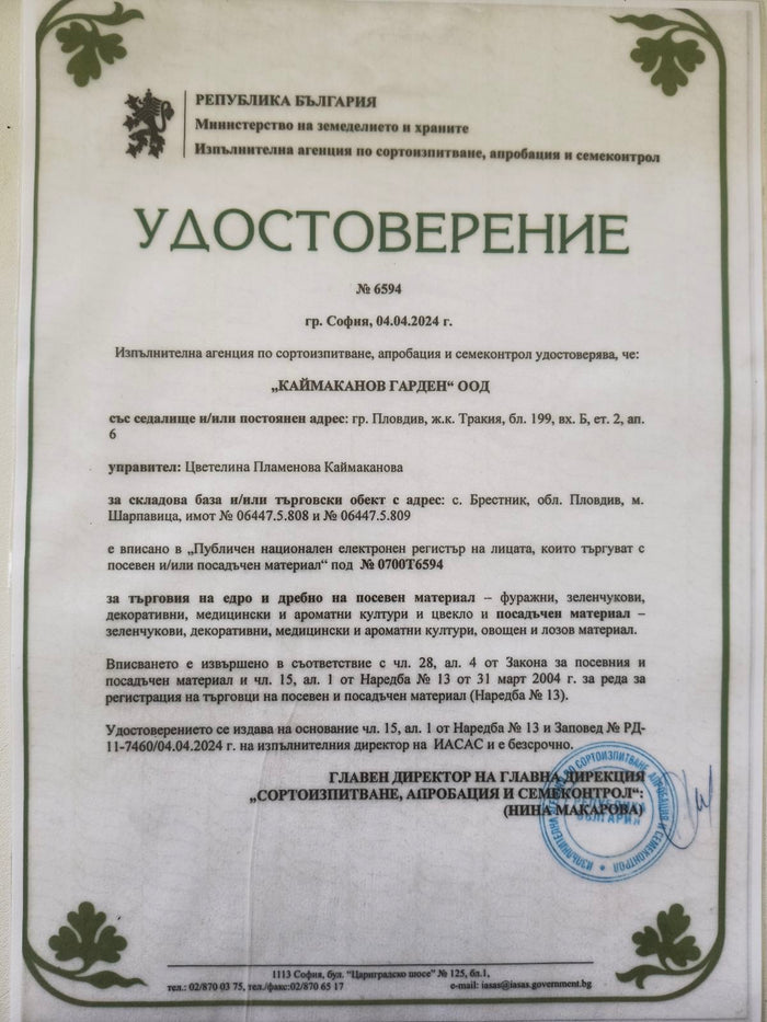 Удостоверение от ИАСАС